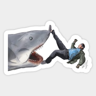 JAWS: Quint's Exit Sticker